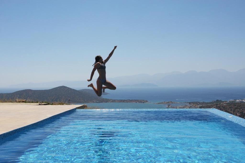 Villa Estee, Luxury Villa With Private Infinity Pool And Jacuzzi Elounda Dış mekan fotoğraf