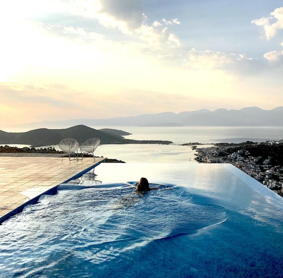 Villa Estee, Luxury Villa With Private Infinity Pool And Jacuzzi Elounda Dış mekan fotoğraf